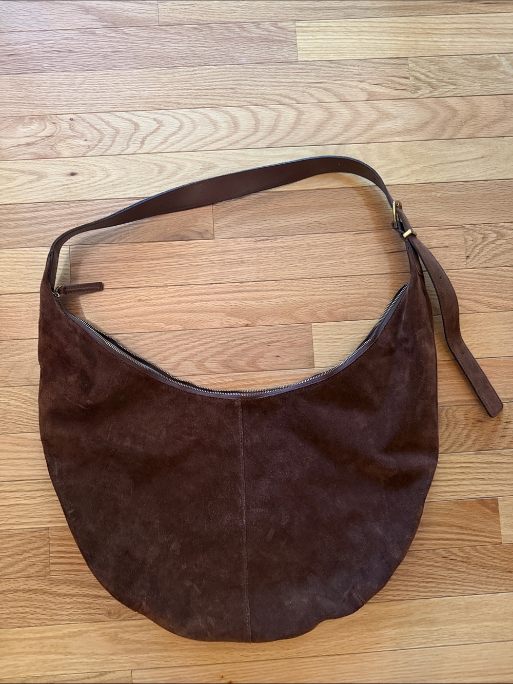 Madewell suede slouch shoulder bag